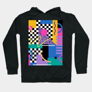 Memphis Pattern 22 / 80s Retro Hoodie